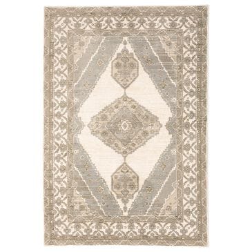 Oriental Weavers Andorra Medallion 298C 10" x 13"2" Beige Area Rug, , large