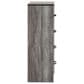 Ashley Bronyan 5-Piece King Bedroom Set in Dark Gray, , large