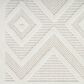 Nourison Versatile 6" x 9" Ivory and White Indoor/Outdoor Area Rug, , large
