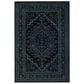 Safavieh Adirondack ADR108K 6" x 9" Black and Teal Area Rug, , large