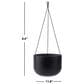 Safavieh Rancer Patio Planter in Black, , large