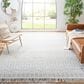 Safavieh Natura NAT852A 8" x 10" Ivory and Grey Area Rug, , large