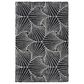 Safavieh Micro-Loop MLP174H 4" x 6" Charcoal and Ivory Area Rug, , large