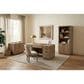 Furniture of America Solenne Arc Premier Executive Desk in Walnut, , large