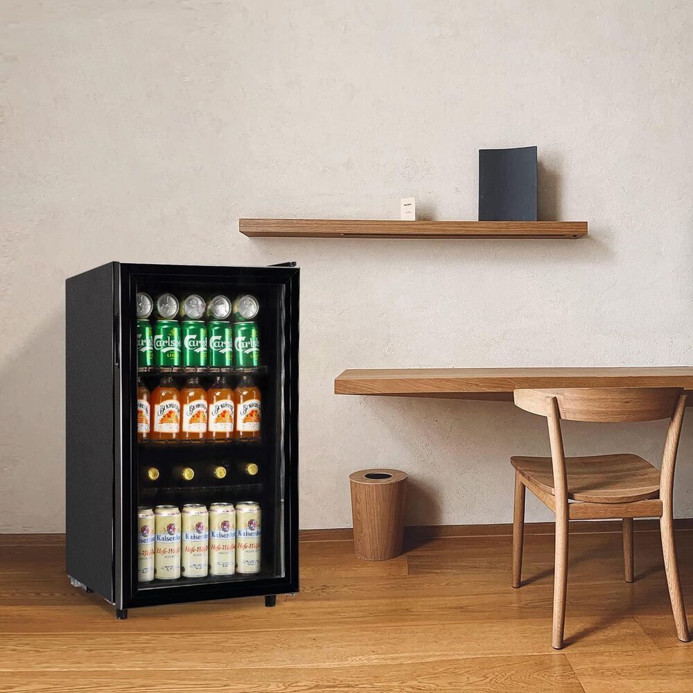 HOMLUX 3.2 Cu. Ft. Beverage Center in Black, , large