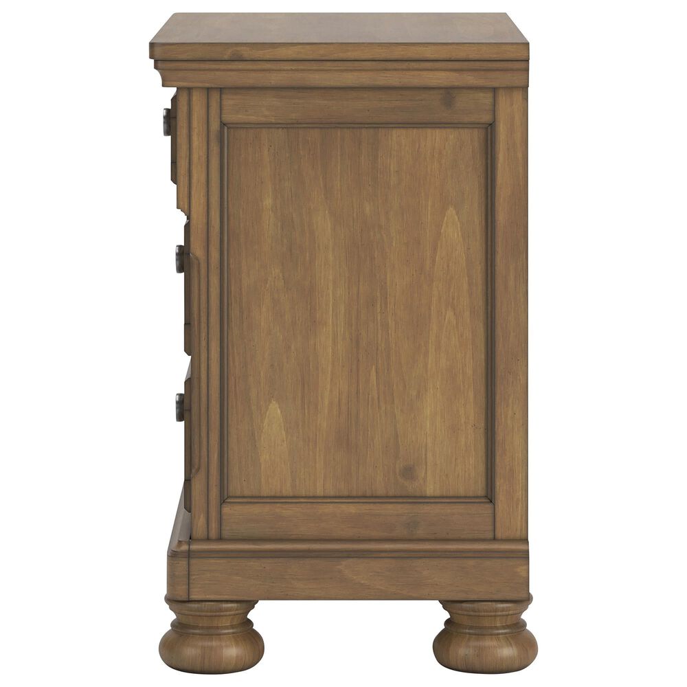 Ashley Feddinger 4-Piece King Storage Bedroom Set in Chestnut Brown, , large