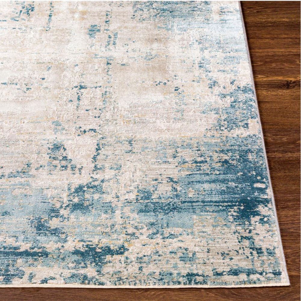Surya Brunswick 2&#39; x 3&#39; Dusty Sage, Light Gray, Olive, Pale Blue, Taupe, Teal and Navy Area Rug, , large