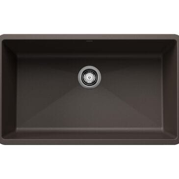 Blanco Precis 32" Super Single Bowl Kitchen Sink in Cafe, , large