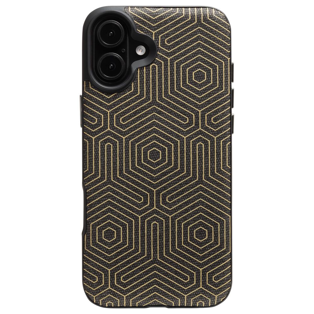 Zagg London Snap MagSafe Case for Apple iPhone 16 Plus in Black Hexagon, , large