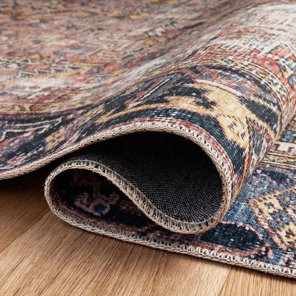 Chris Loves Julia x Loloi Jules 5&#39; x 7&#39;6&quot; Terracotta and Multicolor Area Rug, , large