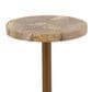 Blue Sun Designs Calvus Side Table in Light Natural and Bronze, , large