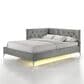Mayberry Hill Amberley Full Corner Platform Bed in Gray with Lighting and USB, , large