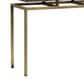 37B Toreno Console Table in Antique Brass and Black, , large