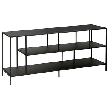 Hudson and Canal Winthrop Contemporary 55" TV Stand in Black, , large