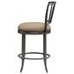 Armen Living Vince Swivel Counter Stool in Mushroom Brown, , large