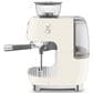 Smeg Espresso Manual Coffee Machine with Grinder in Cream, , large
