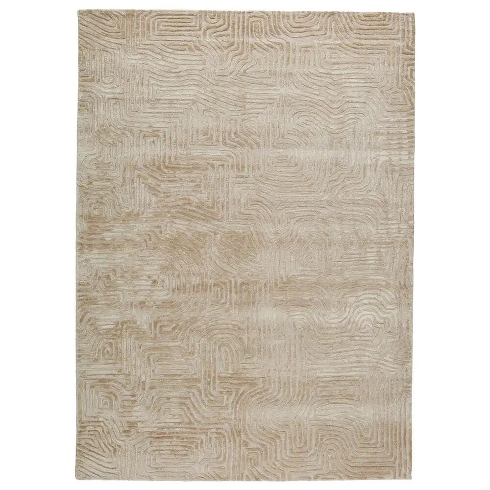 Jaipur Genesis Impress 9" x 13" Fog Area Rug, , large