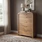 Urban Home 5-Drawer Chest in Brown, , large