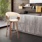 Blue River Julyssa 26" Swivel Counter Stool in Cream, , large