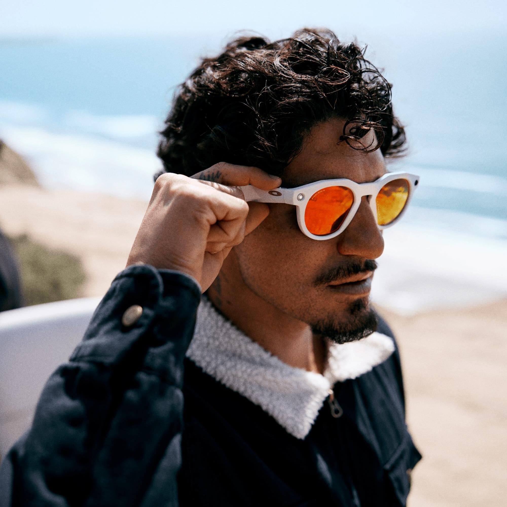 Oakley Sunglasses Meta HSTN Sunglasses with Prism Ruby Lenses in
