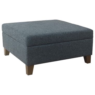 Kinfine 32" Storage Ottoman in Navy, , large
