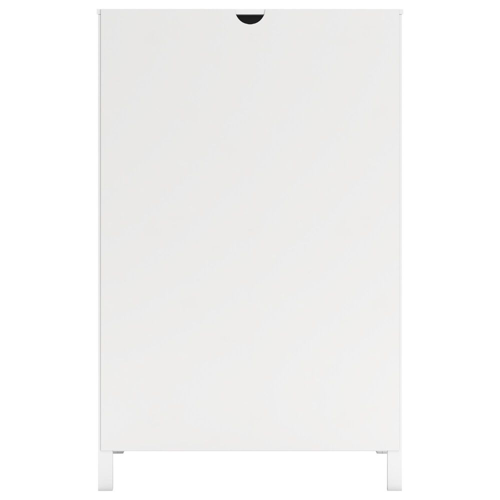Ashley Hallityn 5-Drawer Chest in Matte White, , large