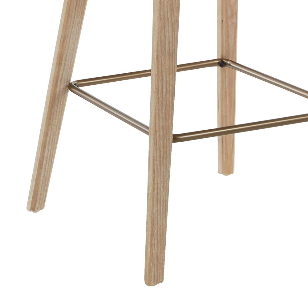 Hearth and Haven Winston Counter Stool in White Washed and Antique Copper, , large