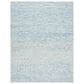 Safavieh Micro-Loop MLP178M 8" x 10" Light Blue and Ivory Area Rug, , large