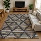 Dalyn Rug Company Kenner KN2 Black 10" x 14" Area Rug, , large