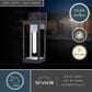 Vaxcel Kinzie 14.25" 1-Light Outdoor Wall Sconce in Textured Black, , large