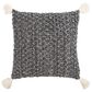 Safavieh Pennie 20" Pillow in Grey, , large