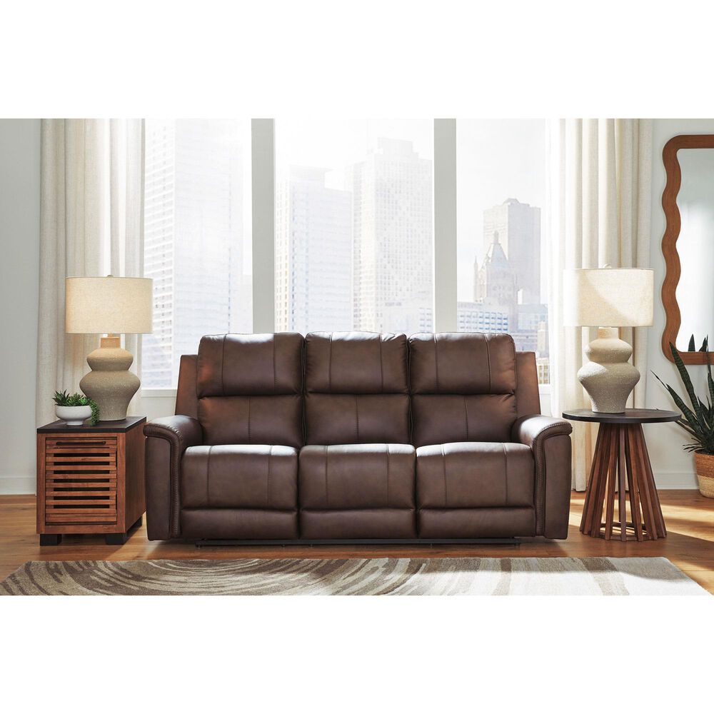Ashley Bleckley Power Reclining Sofa in Espresso, , large
