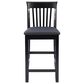 Linon Home Decor Torino Craftsman Counter Stool in Black, , large
