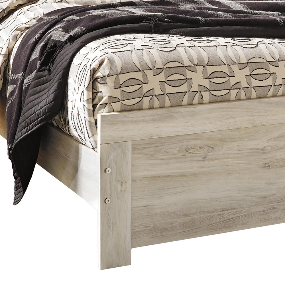 Ashley Bellaby King Panel Bed in Whitewash, , large