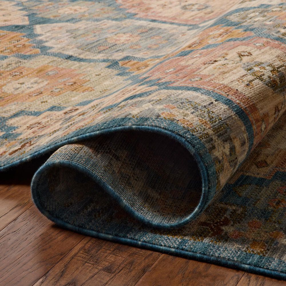 Loloi Reign Blue and Multicolor 3' x 4'7" Area Rug, , large
