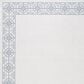 Safavieh Bermuda Floral 6"7" Square Ivory and Light Blue Indoor/Outdoor Area Performance Rug, , large