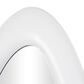 Maple and Jade 63" Wood Abstract Wavy Wall Mirror in Matte White, , large