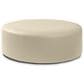 Jaxx Candler Round Ottoman in Natural Beige, , large