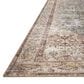 Amber Lewis x Loloi Georgie 2" x 5" Teal and Antique Area Rug, , large