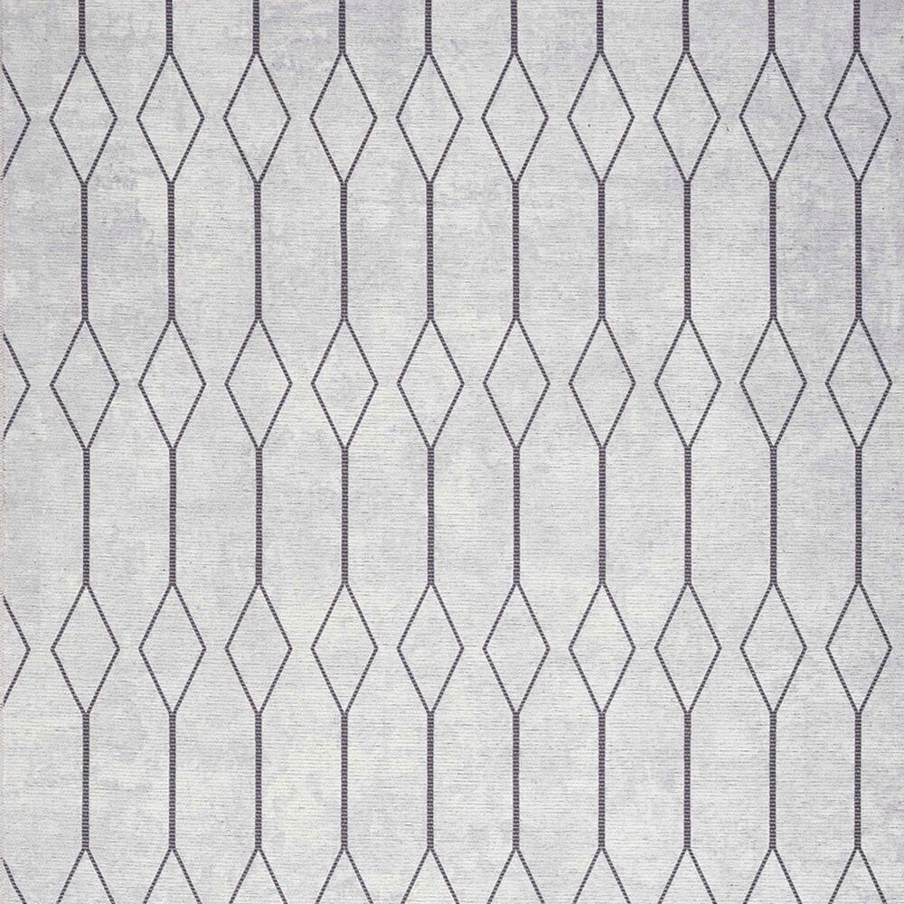 Nourison Machine Washable Series 1 2&#39; x 6&#39; Ivory and Grey Runner, , large