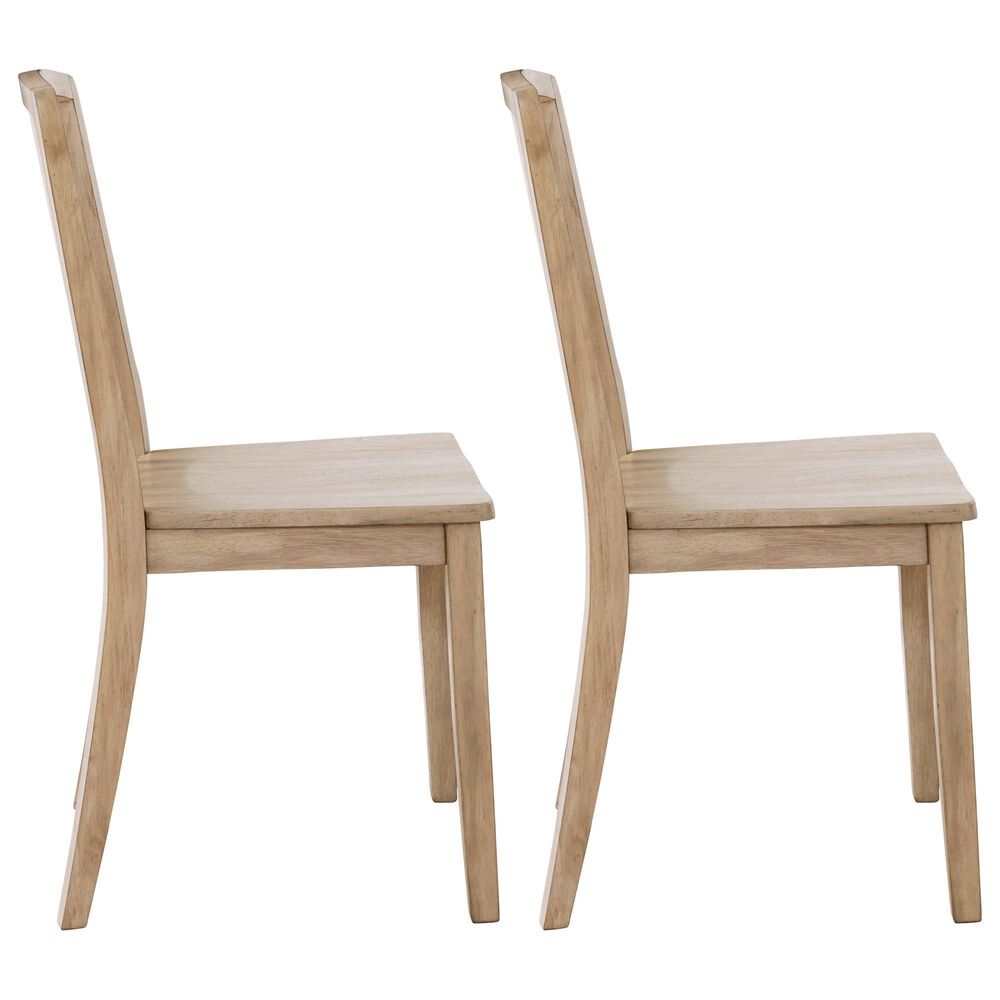 Ashley Gleanville Dining Chair in Light Brown &#40;Set of 2&#41;, , large