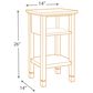 Signature Design by Ashley Marnville Accent Table in White, , large
