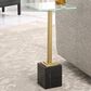 Uttermost Martini Table in Black and Brass, , large