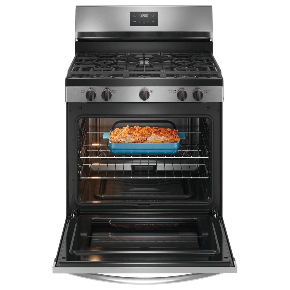 Frigidaire 30&quot; Freestanding Gas Range with Quick Boil Burner in Stainless Steel, , large