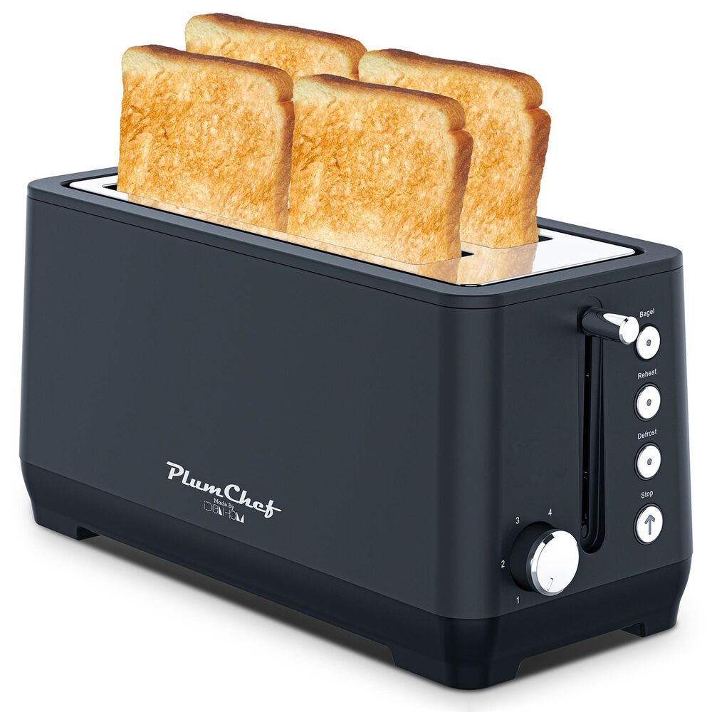 HOMLUX 4-Slice Toaster in Antique Blue, , large