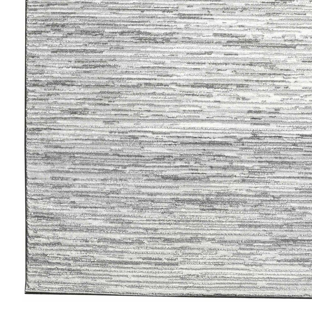 Radici USA Davide Striped 2&#39;2&quot; x 7&#39;7&quot; Grey Area Rug, , large