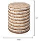 Jamie Young Penhurst Side Table in Blue, White and Natural, , large