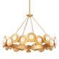 Troy Lighting Emerald 22-Light Chandelier in Vintage Gold Leaf, , large