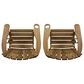 Noble House Bellwood Patio Adirondack Chair in Natural (Set of 2), , large