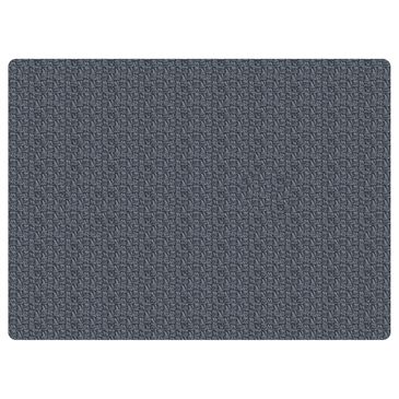 Bungalow Flooring Richmond Weave 3" x 4" Gray Desk Chair Mat, , large